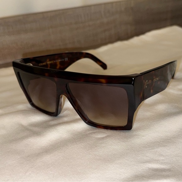 Celine Dark Tortoise Sunglasses - Picture 1 of 6